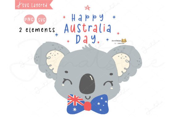 Download Australia Day Baby Koala Clipart SVG - Australia Collection