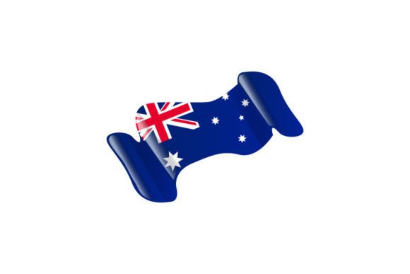Download Wavy Flag Australia Icon Vector Isolated - Australia Collection