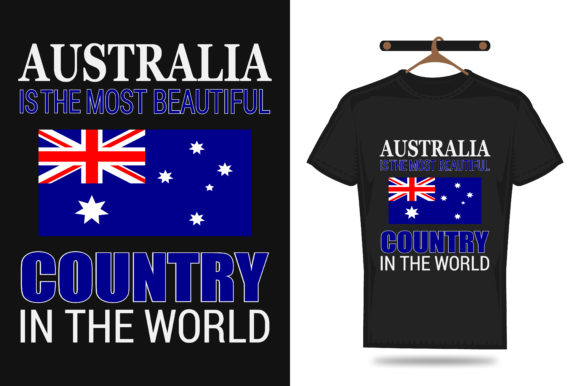 Download Country T-Shirt Design for Australia - Australia Collection
