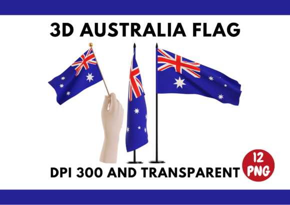 Download 3D Render Australia Flag - Australia Collection