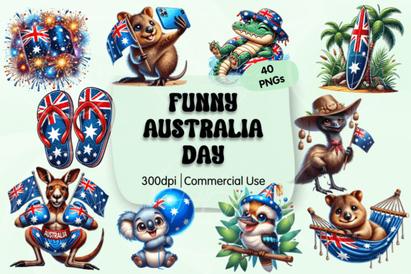 Download Funny Australia Day Clipart - Australia Collection