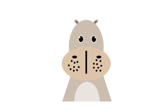 Download Easy Hippo Illustration - Hippo illustration Collection