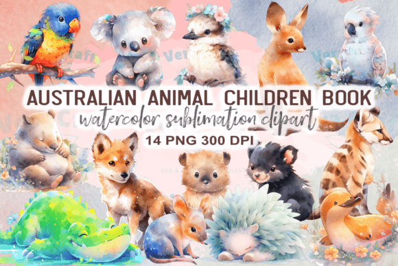 Download Australian Animal Children Book Clipart - Australia Collection